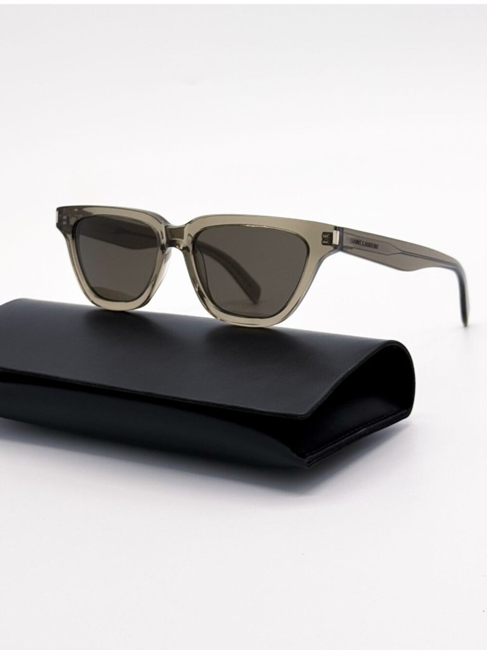 New Saint Laurent Sunglasses SL462 SULPI 020 Brown Grey Eyewear - Picture 2 of 12